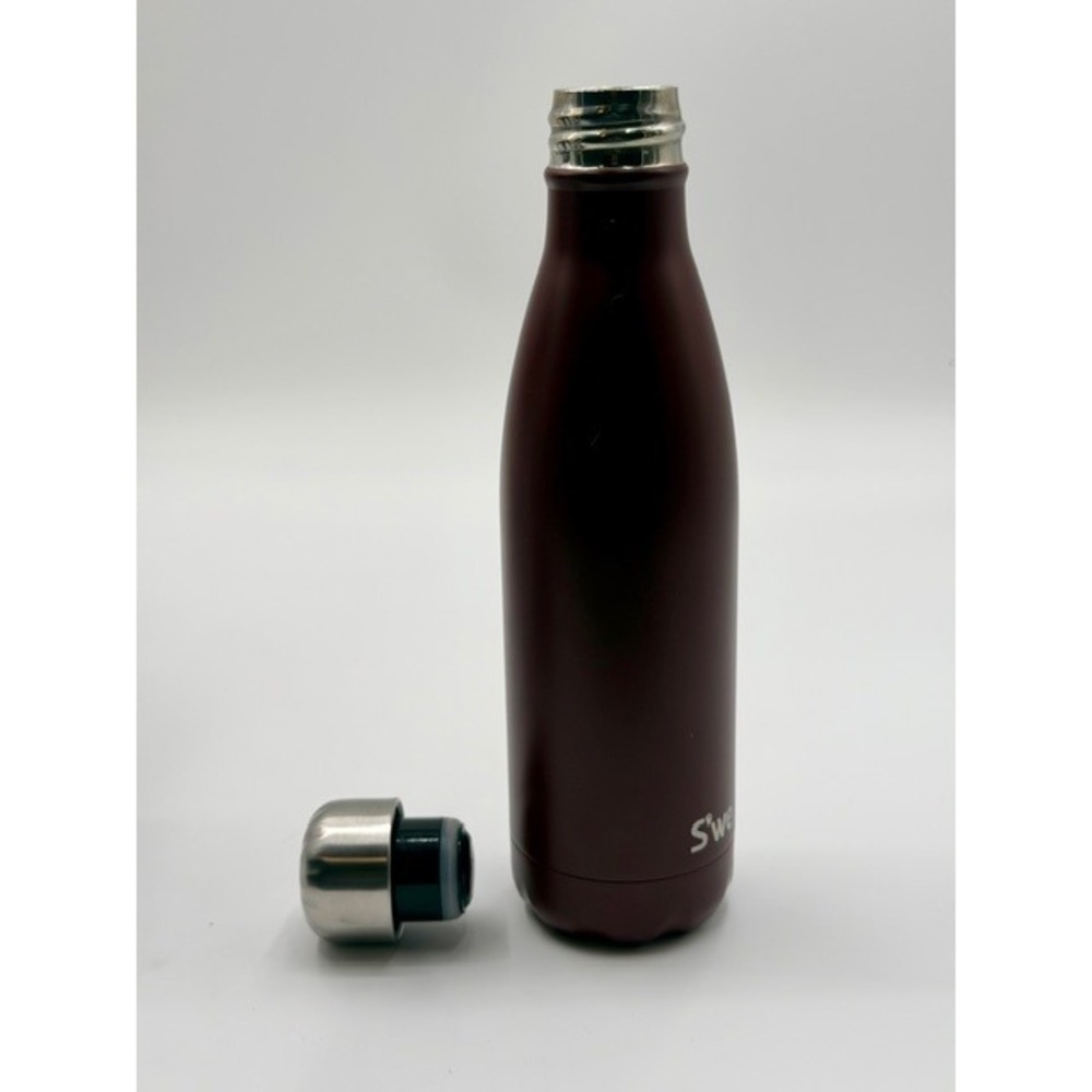 S'well‎ Bordeaux Satin Coll. Insulated Stainless Steel Water Bottle 17oz Flaws